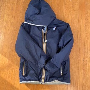 Waterproof warm Kway kids jacket